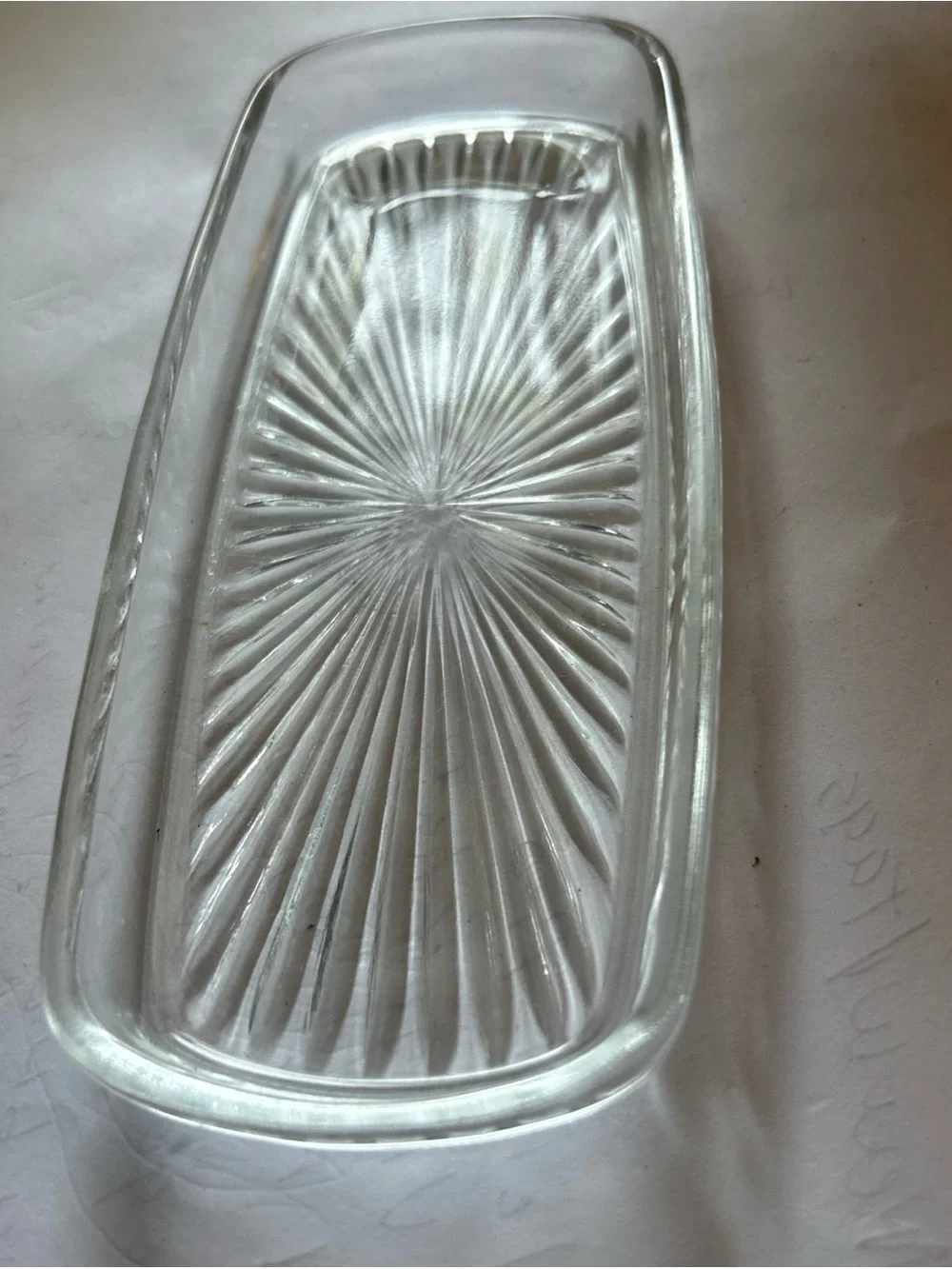 Vintage FB Rogers Silverplate Butter Dish with Glass Insert